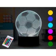 LED lampa iTotal Football 3D Viacfarebná