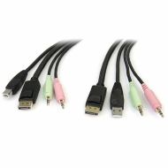 KVM Switch Startech DP4N1USB6