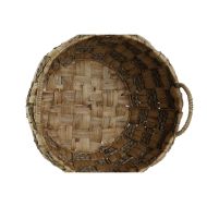 Súprava košíkov Home ESPRIT Prírodná Morská tráva Prírodné vlákno Boho 43 x 43 x 39 cm (2 Kusy)