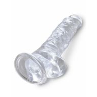 Realistické dildo Pipedream King Cock Clear