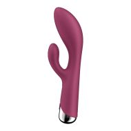 Vibrátor pre dvojicu Dual Stimulation Satisfyer Spinning Rabbit 1 Červená