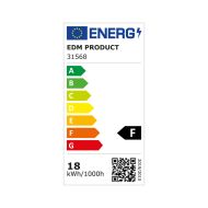 LED podsvietenie EDM 31568 18 W Ø 22 x 3,2 cm 3 kusov (4000 K)