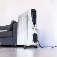 Olejový radiátor (11 rebier) EDM 07123 Biela 2500 W