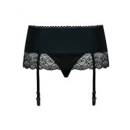 Podväzkový Pás Obsessive Miamor garter belt S/M Čierna