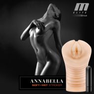 Masturbátor v baterke Endurance Jack Ass Blush M for Men Annabella Mäso