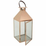 Lampa Alexandra House Living Medený Sklo Nerezová oceľ 28 x 66 x 29 cm