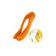 Couples - masážny prístroj Satisfyer Candy Cane Oranžová