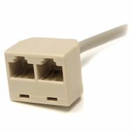 Sieťový kábel UTP kategórie 6 Startech RJ45SPLITTER 0,33 m