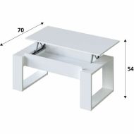 Postranný stolík 45-54 x 105 x 55 cm