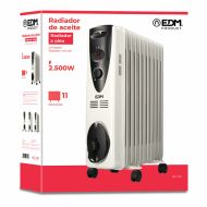 Olejový radiátor (11 rebier) EDM 07123 Biela 2500 W