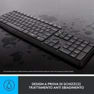 Klávesnica Logitech Sivá QWERTY