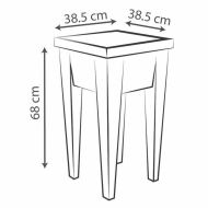 Kvetináč EDA Plodiny Pestovateľský stôl 38,5 x 38,5 x 68 cm