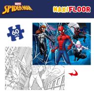 Detské puzzle Spider-Man Obojstranný 60 Kusy 70 x 1,5 x 50 cm (6 kusov)