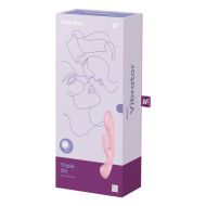 Vibrátor pre dvojicu Dual Stimulation Satisfyer Triple oh Ružová