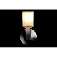 Nástenná lampa DKD Home Decor Striebristý Kov Polyester Biela 220 V 40 W (12 x 10 x 22 cm)