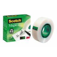 Lepiaca Páska Scotch Magic Transparentná Biela 19 mm x 33 m (12 kusov)