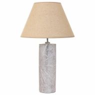 Stolná lampa Alexandra House Living Striebro Polyesterová živica 220-240 V 14 x 51 x 14 cm