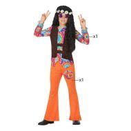 Kostým pre deti Hippie Oranžová (2 Pcs)