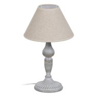 Stolná lampa Béžová Sivá 60 W 220-240 V 20 x 20 x 34 cm