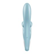 Vibrátor pre dvojicu Dual Stimulation Satisfyer Touch me Modrá