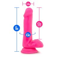 Realistické dildo Blush Neo PVC Latex Ø 3,4 cm