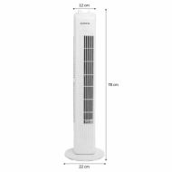 Stojanový ventilátor Oceanic Biela 45 W