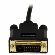 Adaptér Mini DisplayPort na DVI Startech MDP2DVIMM6B (1,8 m) Čierna 1.8 m