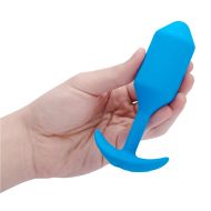 Análna zástrčka B-Vibe Vibrating Snug 3 Modrá (3,7 x 13,8 x 1 cm)