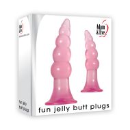 Análna zástrčka Adam & Eve Jelly Butt Ružová 2 Kusy