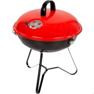 Prenosný Barbeque gril Aktive Smaltovaný kov Ø 36 cm 36 x 44 x 36 cm (4 kusov) Červená