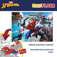 Detské puzzle Spider-Man Obojstranný 4 v 1 48 Kusy 35 x 1,5 x 25 cm (6 kusov)