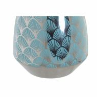 Váza DKD Home Decor Tyrkysový Porcelán Orientálny (18 x 18 x 24 cm)