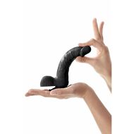 Dildo Real Body Čierna 18 cm