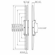 Monitor Videowall Vogel's 7233060 80 kg