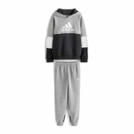 Detská športová súprava Adidas Colourblock Fleece Sivá