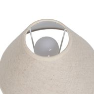 Stolná lampa Béžová Sivá 60 W 220-240 V 20 x 20 x 34 cm