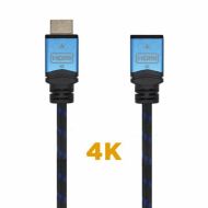 HDMI Kábel Aisens A120-0452 Čierna Čierna/Modrá 1 m