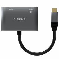 Adaptér HDMI na VGA Aisens A109-0627 Sivá 15 cm