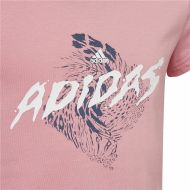 Detské Tričko s krátkym rukávom Adidas Graphic Ružová