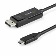 Adaptér USB C na DisplayPort Startech CDP2DP2MBD Čierna