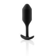 Čierny análny kolík Snug Plug 2 B-Vibe 96748 Čierna