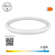 LED Trubica EDM Okrúhly G10Q F 15 W 1500 lm (6400 K)