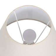 Stolná lampa Béžová Sivá 60 W 220-240 V 25 x 25 x 50 cm