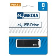 USB flash disk MyMedia Čierna 8 GB