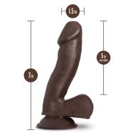 Realistické dildo Blush Au Naturel TPE Ø 3,4 cm (12,7 cm)