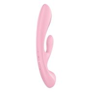 Vibrátor pre dvojicu Dual Stimulation Satisfyer Triple oh Ružová