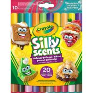 Sada fixiek Crayola Parfumovaný Umývateľný Dvojitá špička 10 Kusy