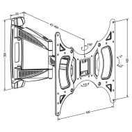 Držiak na televíziu TM Electron 26"-50" 30 Kg