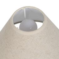 Stolná lampa Béžová Sivá 60 W 220-240 V 20 x 20 x 34 cm