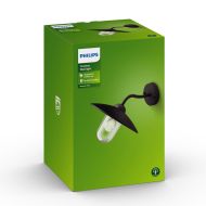 Nástenná Lampa Philips 0164330PN Exteriér Čierna Aluminium 60 W E27